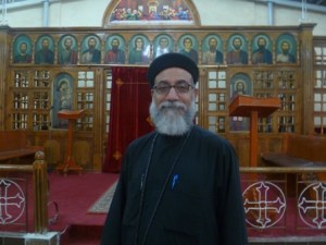 Fr. Kyrillos, an Orthodox priest in Saragna