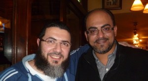 Mohamed Tolba, Salafi Muslim (L) and Bassem Victor, Coptic Christian (R)