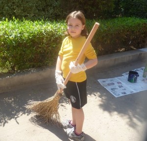 But first the streets needed to be swept