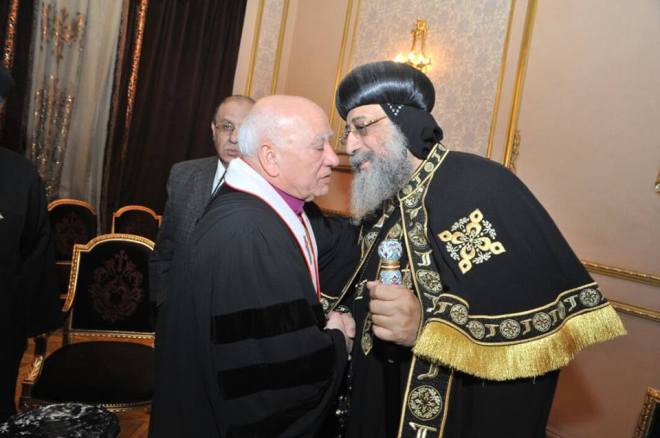 Also offering condolences was a delegation from the Protestant Churches of Egypt, headed by Safwat al-Baiady.