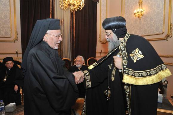 Many other churches also paid condolences, including Coptic Catholic Bishop Yohenna Qulta.