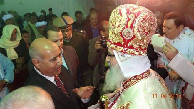 Bishop Maqar of Sharqia received Sharqia governor Rida Abd al-Salam