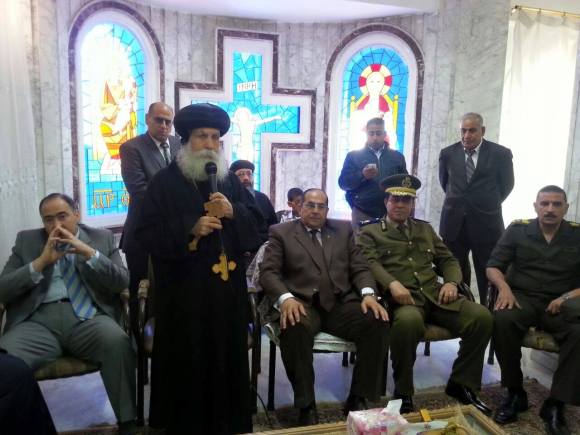 Bishop Bisada of Akhmim received Sohag governor Ayman Abd al-Munam