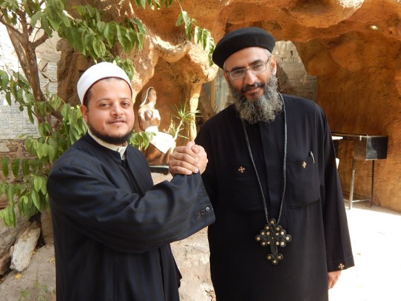 Sheikh Hassan and Fr. Kyrillos