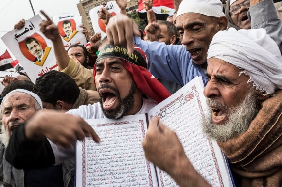 One mistake, some say now, was in allying with Egyptians like these. Photo: Getty Images