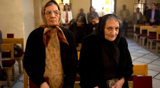 Elderly Syrian Christians