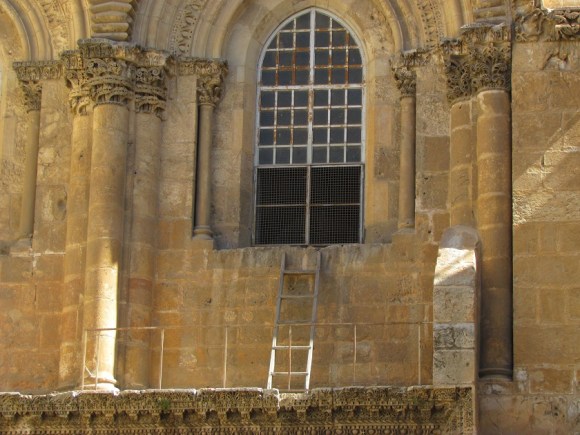 Immovable Ladder Holy Sepulcher